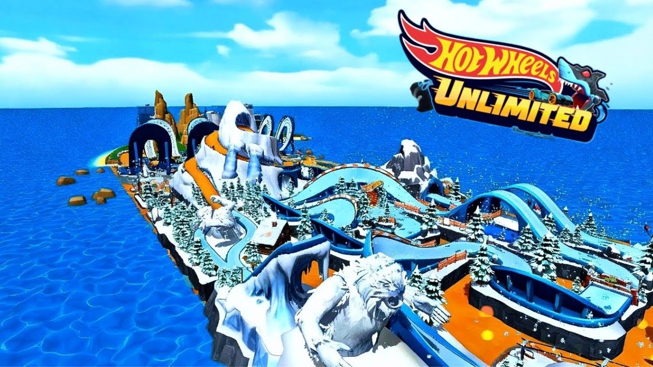 Hot wheel unlimited run fun jump burn and race in my new track 