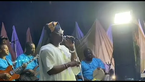 K1 DE ULTIMATE SERENADES AT BURIAL CEREMONY OF ALHAJA MUNDIAT TAIWO ADEOSUN (NEE ADAMSON)