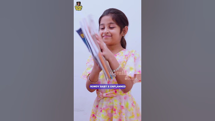 Aazhiya's Unplanned  || Rowdy Baby || Tamada Media