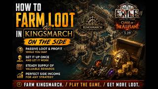 "The Loot" Kingsmarch Hustle Side Strat 3.29 Poe Curse of The Allflame Get Rich in Divines!