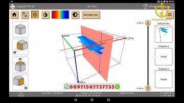 3D Gepard GPR - Learn how to analyze your scans performed | Determine the size, position, and depth