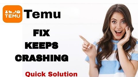 How To Fix And Solve Keeps Crashing On Temu App | Easy Fix