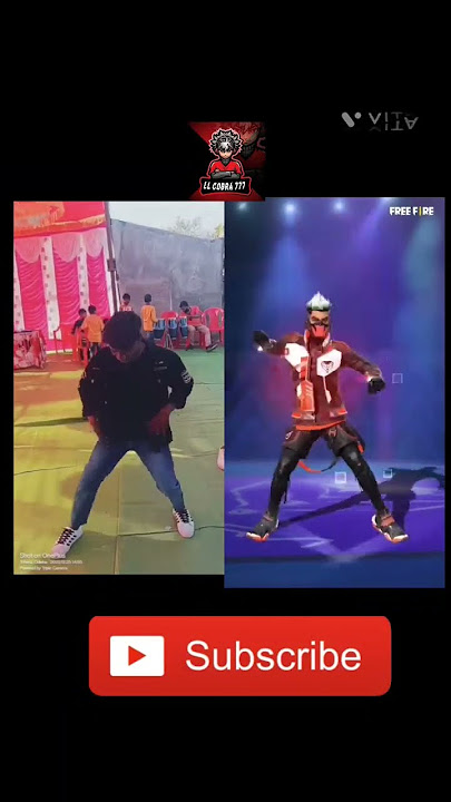 Free fire cobra bundle emot vs free fire real life emot cobra group dance #freefire #shorts #short