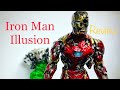 Iron man illusion  iron studios  bds art scale 110  spiderman far from home  review