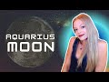 MOON SIGNS | AQUARIUS MOON | What To Expect From An Aquarius Moon? | Childhood & Emotional Nature