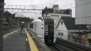 2019.2.9 特急マリンエクスプレス踊り子　来宮駅運転停車