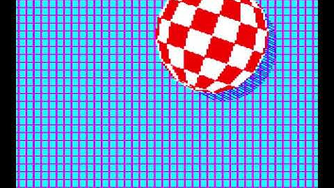 Boing Ball in one screen of BBC BASIC