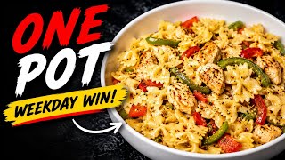 One-Pot Chicken Bow Tie Pasta | Easy Farfalle Dinner Recipe