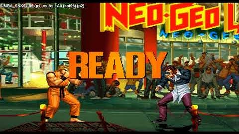 SIMBA_SNK94-95 vs Asif Ali(kof95) / KOF95