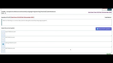 100% Solved 🔥 | CS401P Lab Attendance Quiz #1 | Comp Arch & Assemb Language Practical | VU LMS 2025