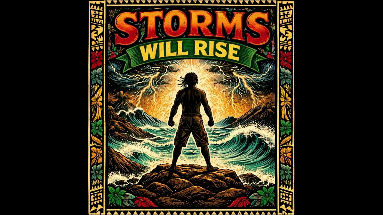 Storms will rise. Gospel Reggae country vibe.