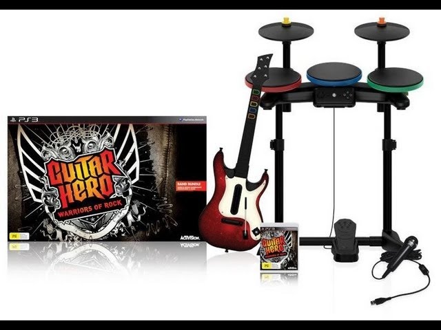 Unboxing Guitar Hero Warriors of Rock (Super Bundle) 