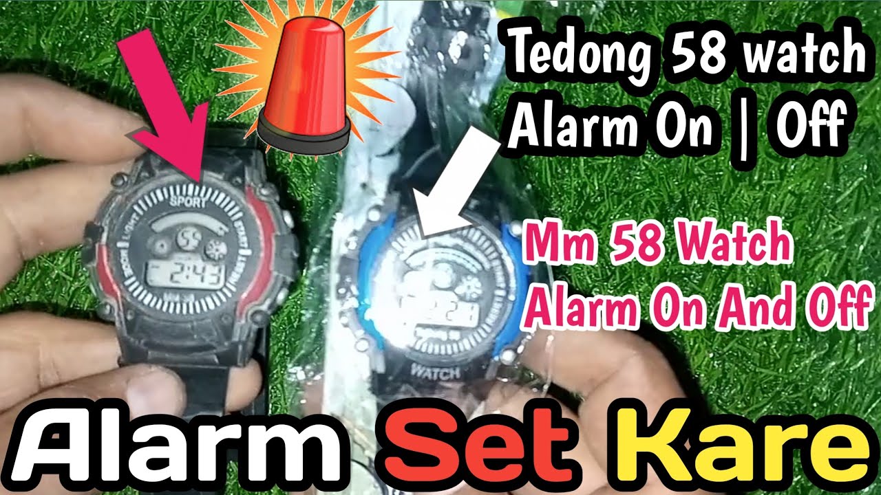 Tedong 58 Sport watch Set Alarm,Mm 58 watch Set Alarm ,Seven light