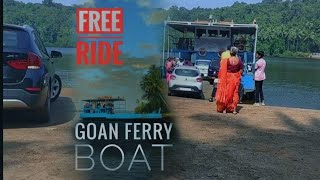long blue mode of transport ! we call the FERRY BOAT | Ferries of Goa