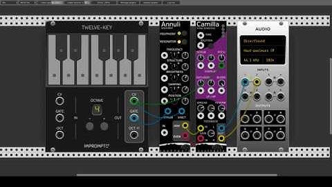 VCV Rack 3 modules challenge