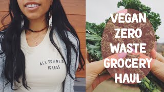 Grocery Haul Healthy Vegan Zero Waste