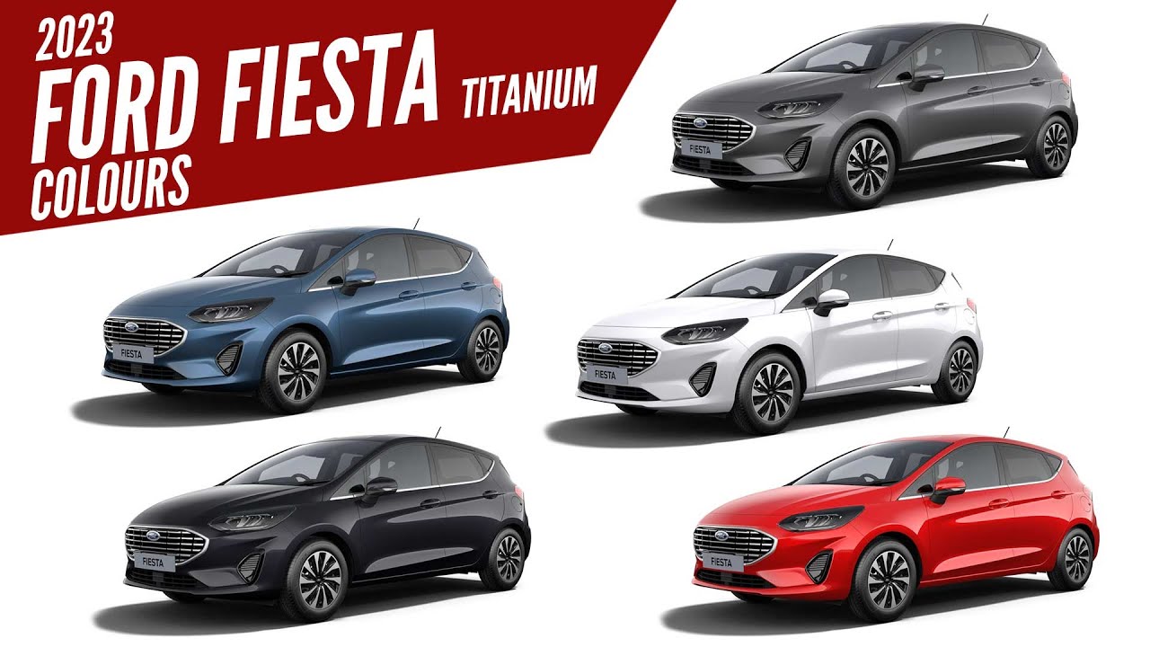 2023 Ford Fiesta Titanium Hatchback All Colors Images AUTOBICS 2023 Ford Fiesta Titanium Hatchback All Colors Images AUTOBICS