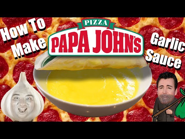 How To Make Papa John S Garlic Sauce