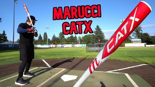 Hitting with the MARUCCI CATX | BBCOR Baseball Bat Review