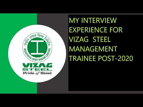 My Interview experience for Vizag Steel Management trainee-2020