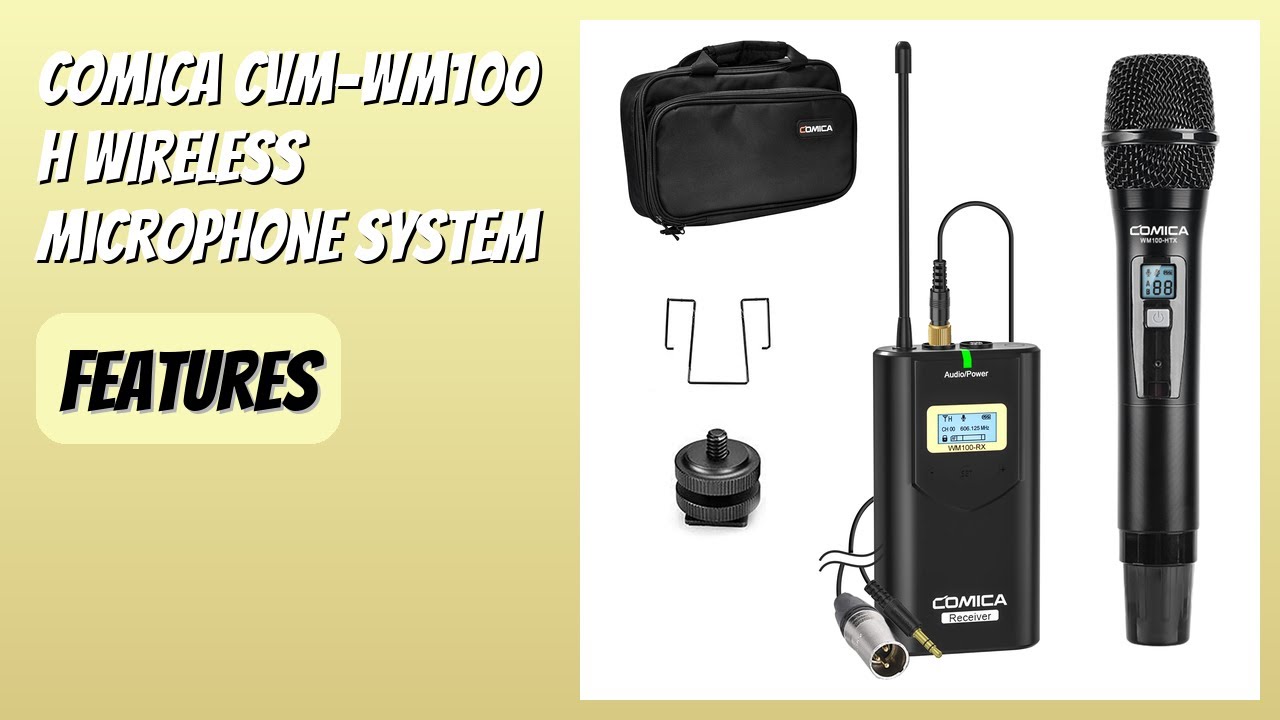 Viewflex Comica Cvm-wm100 Uhf 48 Canales Profesional Omnidir | Envío Gratis