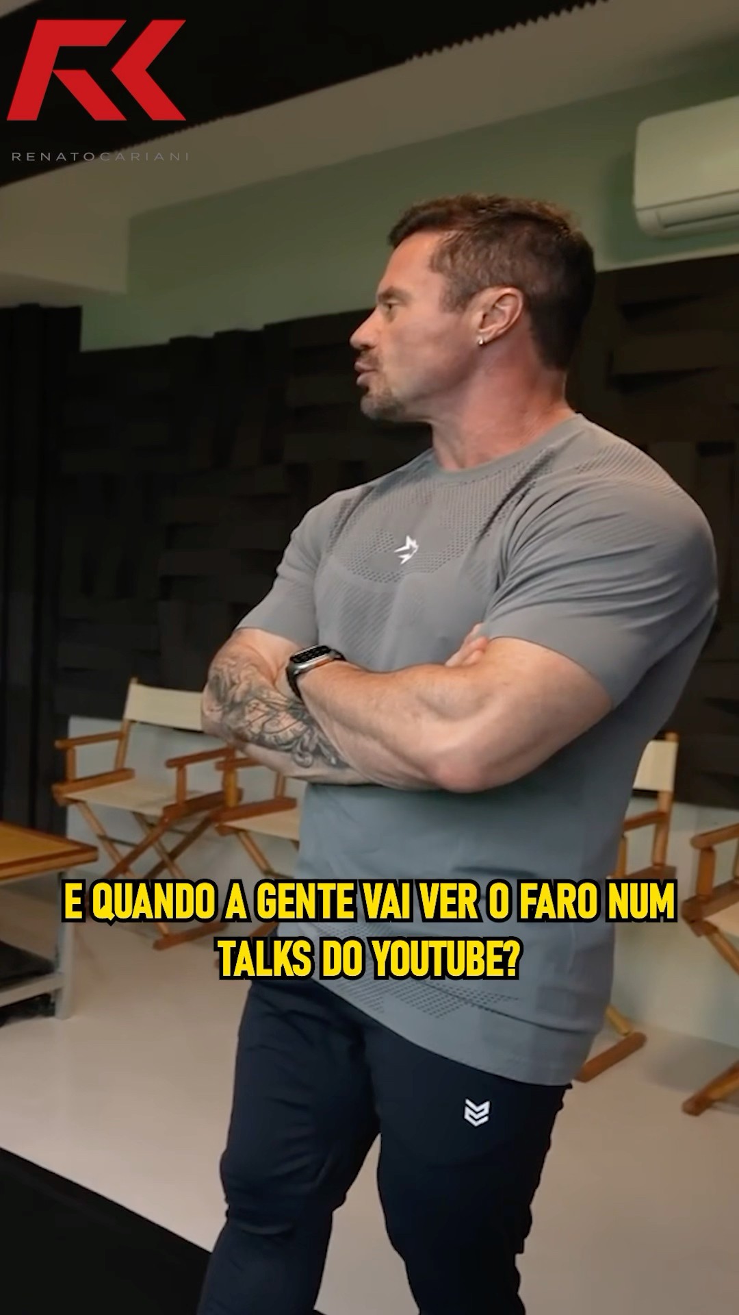 RODRIGO FARO NO YOUTUBE? #renatocariani #rodrigofaro #youtube #entrevista #resenha #internet #shorts
