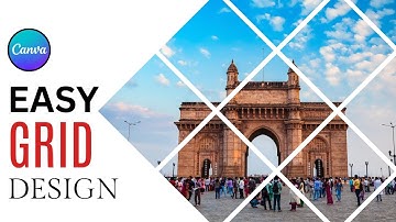 Easy Grid Design Tutorial in Canva - Fragment Images with Shapes 