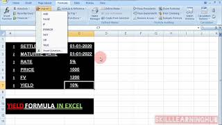 financial formules | Percentage yield calculation | how to calculate % yield screenshot 2