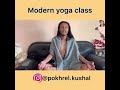 Modern yoga class part1 kushal pokhrel