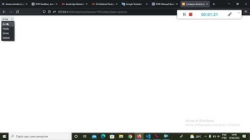 Select dinâmico - PHP