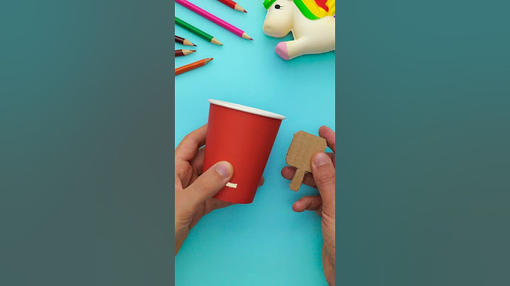 Easy DIY Pencil Trash Bin! ♻️✨ #diy #art