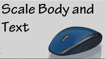 Siemens Nx || Modeling || Scale Body and Text
