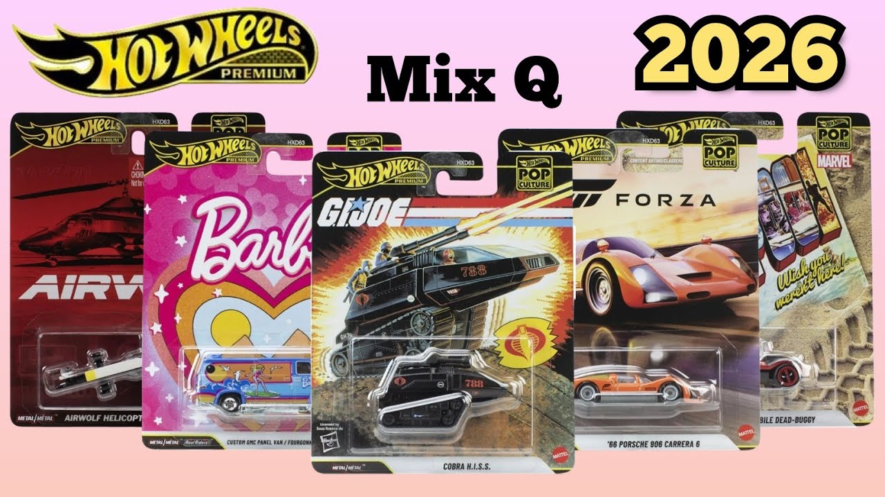 Hot Wheels 2026 Pop Culture Mix Q