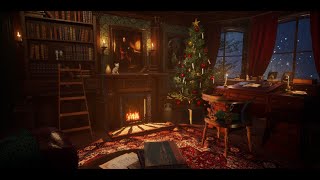 1863, Christmas with Charles Dickens| Victorian Ambience with Fireplace & writing sounds | 3 Hours