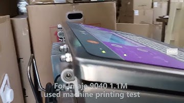 How is Imaje 9040 1.1M inkjet printer normal printing test ?
