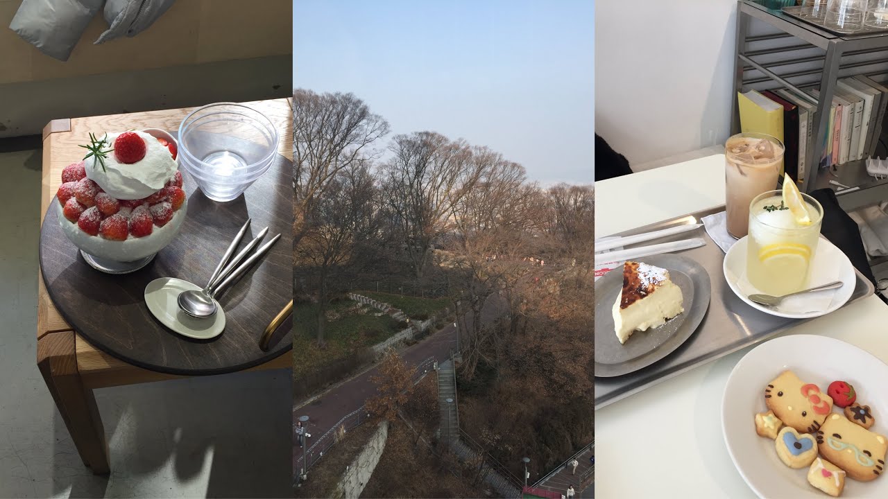 Vlog |  Q. 카페중독 대학생은 방학 때 뭐해? A. 카페 가 | 대학생브이로그 | 방학브이로그