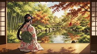 Japanese Kimono Girl by the Lake 🌸 Relaxing Lofi Beats for Study & Chill screenshot 3