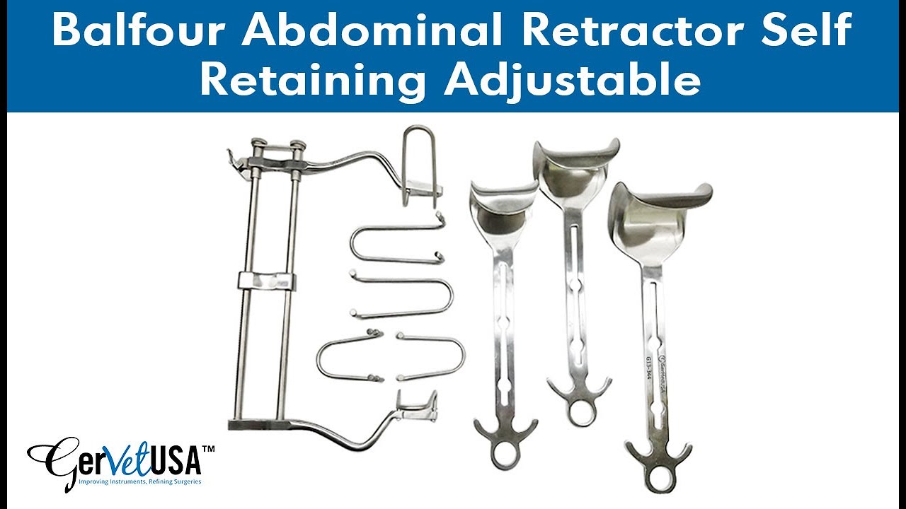 Self Retaining Abdominal Retractor