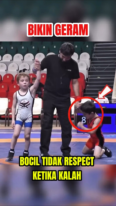Pertandingan Gulat Bocah Berakhir Dengan Drama!