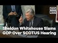 Sheldon Whitehouse Slams Republicans Over SCOTUS Confirmation Hearing | NowThis