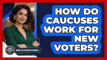 How Do Caucuses Work For New Voters? - Inside the Executive Branch
