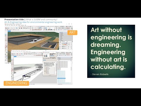 วิชา SketchUp BIM สำหรับงานวิศวกรรมสิ่งแวดล้อมในงานระบบ Biogas 