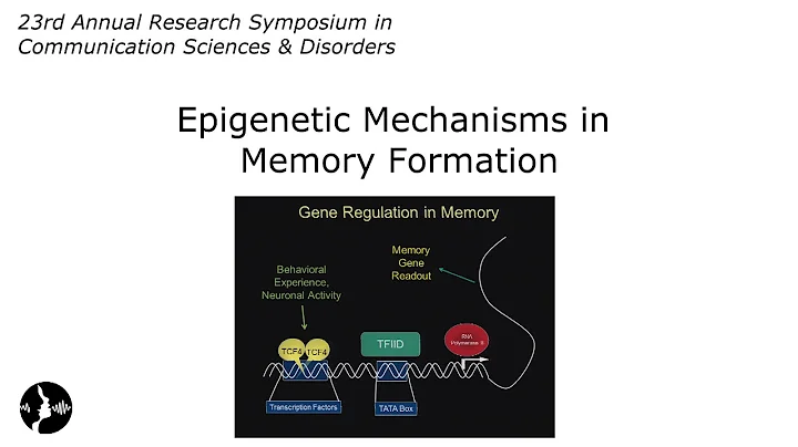 David Sweatt, PhD: Epigenetic Mechanisms in Memory...