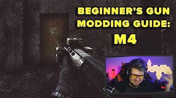 GUN MODDING GUIDE EP. 2 | M4 MODDING & SMILEY LASER | Escape from Tarkov | TweaK