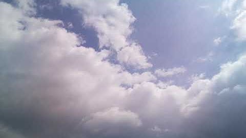 Time Lapse Video of Clouds and Contrails