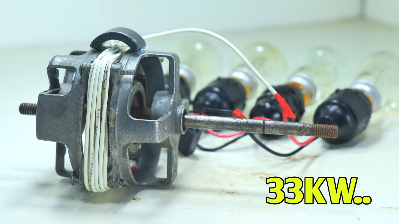 Создайте идеи генератора самоходной динамо-машины 220 В 33 кВт свободной энергии дома