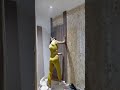 WPC wall panel installation#wpcwallpanel #wpc #sourcefactory #homedecor #diy #wpcfactory #indoor