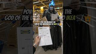 POV: You took the God of the Underworld to IKEA 🛒💀#shorts