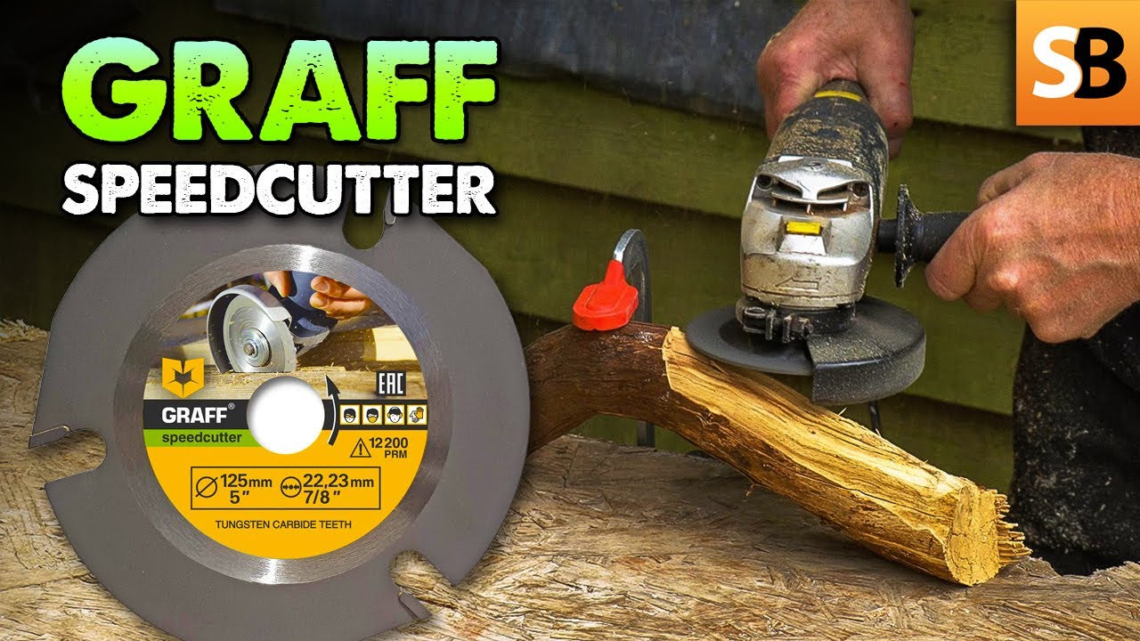 GRAFF Speedcutter 4 1/2-Inch Circular Saw Blade for Angle Grinder Disc for Wood 