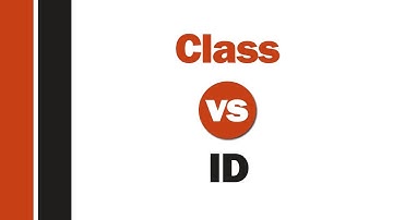 Class vs ID -- ( ID و Class الفـرق بيــن الـ )